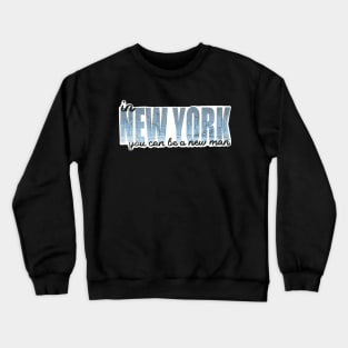 In New York Blue Crewneck Sweatshirt